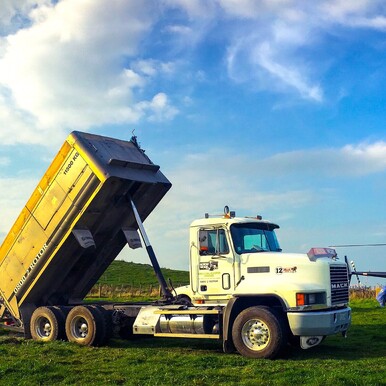 truck on farm