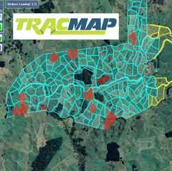 Helicopter over farm