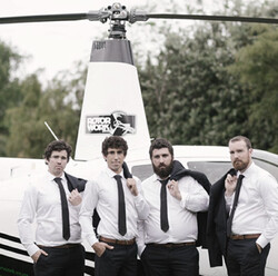 Helicopter wedding day