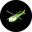 Helicopter icon