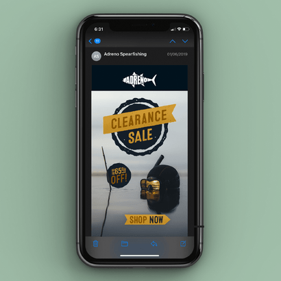 Adreno EDM example on a mobile phone