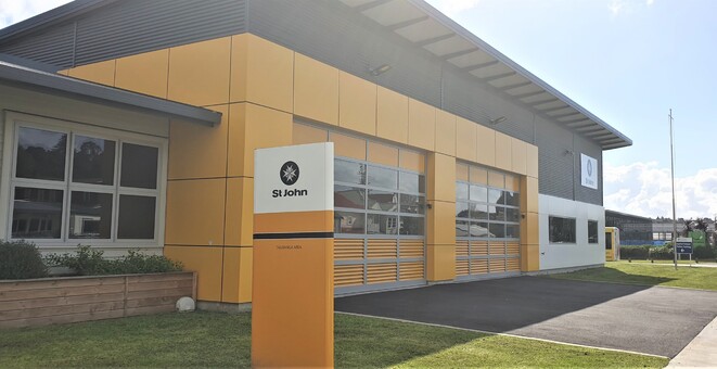 St John Ambulance building from outside