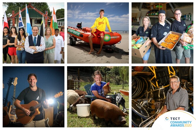 Six finalists of the TECT Community Awards