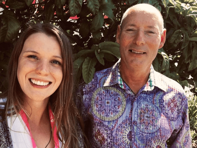 Stroke survivor Garry Hamnett with Stroke Foundation Community Stroke Advisor Jessica