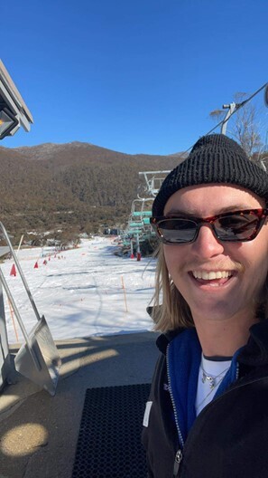 Callum at Thredbo ski field NSW Australia