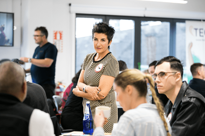 Pascale Hyboud-Peron at Social Innovation in the Bay of Plenty, Groundswell Festival 2019