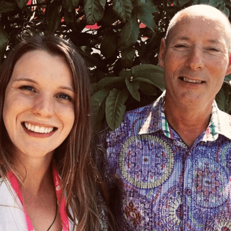 Garry Hamnett with Stroke Foundation Community Stroke Advisor Jessica