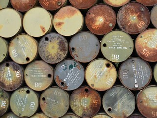 A stock image of oil drums