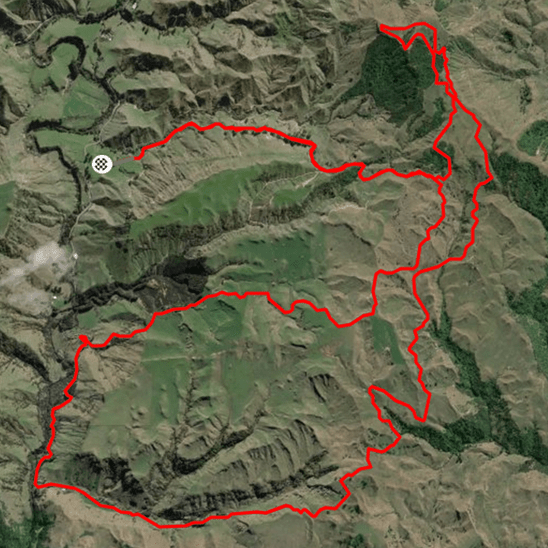 Blazing Hills 20.5kms Course Map