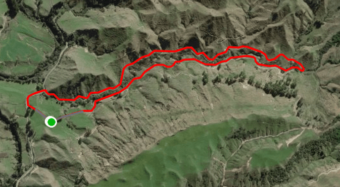 Blazing Hills 20.5kms Course Map