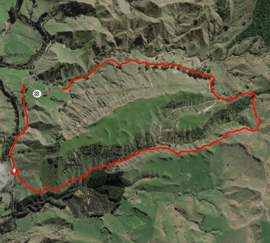 Blazing Hills 20.5kms Course Map