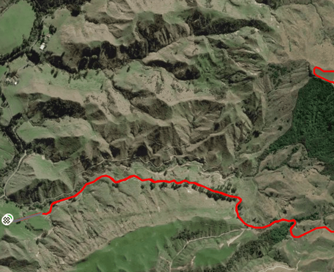Blazing Hills 20.5kms Course Map