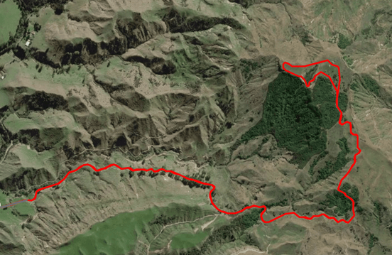 Blazing Hills 20.5kms Course Map