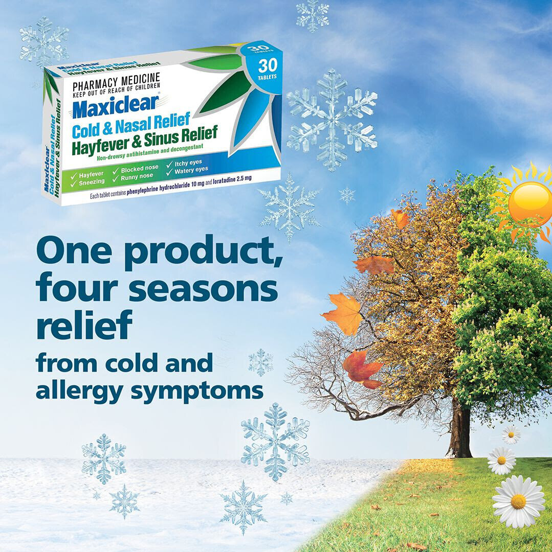 Hayfever isn't limited to Spring. Darfield Pharmacy