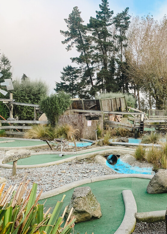 Friendly Farmyard Animals at The Shearer's Quarters, Mini Golf Course in Timaru, Family Fun at The Shearer's Quarters,