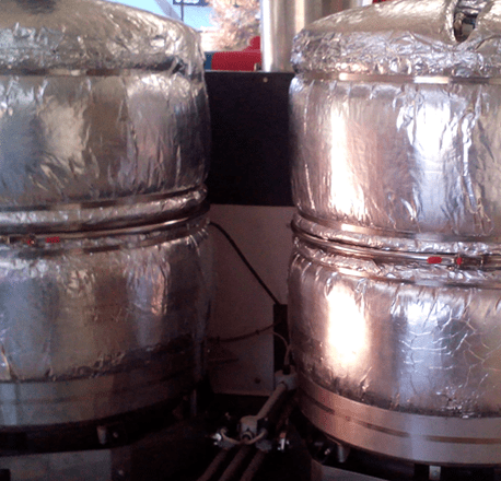 DISTILLATION - Distillation systems we have designed to give us our special vacuum distilled oils.