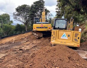 Langholm School Slip Remedial Works &mdash; Project Progress