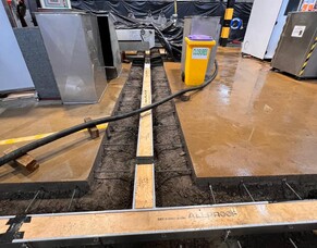 Channel Drain Installation for Coca-Cola