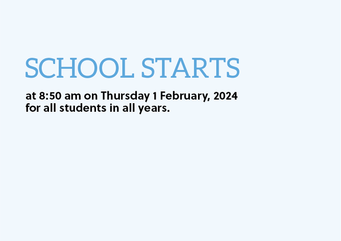 School Starts | Ellerslie School