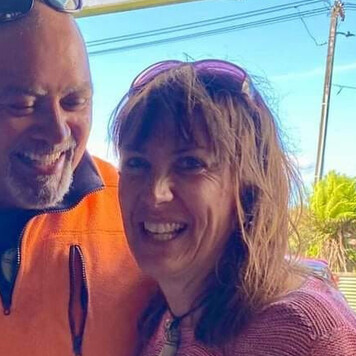 Rachel and Nigel at Mamaku Cattery