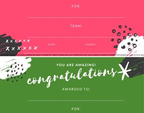 Free Certificates to download and WIN