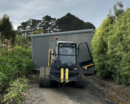 Tiny Towing Solutions can transport your tiny home into the hardest of spots with the help of their machinery