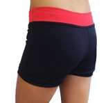 Men's and Boys Unitards Gymnastics in Gunmetal with bottom sides in Black curve stripes and top neck and shoulder fade in White