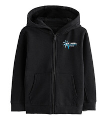 Long Sleeve Gymnastics Leotard with Silver sequin spiral and flower and colour fade of blue and purple