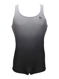 Men's and Boys Unitards Gymnastics in Gunmetal with a bit of faded Grey and Black