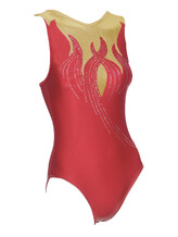 Keahi Leotard - RED/GOLD-Child $79.99 / Adult $89.99- - - - - - - - - - - - -- - PRE-ORDER NOW >