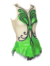 Lena Leotard Dress - LIME-Child $176.99 / Adult $192.99- - - - - - - - - - - - - - - - ADD TO CART >