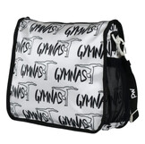Sports Bag for Gymnastics in Gold and Black with Logo in Gold