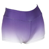 Gymnastics Hotpants faded with the colours of Purple and White