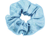 Crystal Foil Scrunchie - BLUE-PRICE $7.99- - - - - - - - - - - -ADD TO CART >