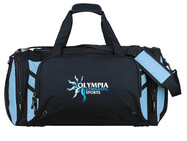 Long Sleeve Gymnastic Leotard with a flower and Silver sequin spiral and a colour fade of Pink and Yellow