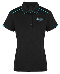 Long Sleeve Gymnastics Leotard with Silver sequin spiral and flower and colour fade of blue and purple