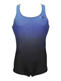 Men's and Boys Unitards Gymnastics in Royal with a bit of faded Blue and Black