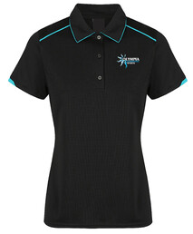 Long Sleeve Gymnastics Leotard with Silver sequin spiral and flower and colour fade of blue and purple