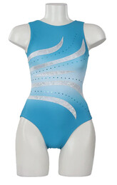Tirzah Leotard - TURQUOISE/WHITE-Child $79.99 / Adult $89.99- - - - - - - - - - - - - - - - ADD TO CART >