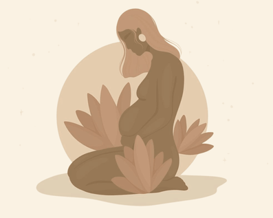 Calm Pregnant Mother