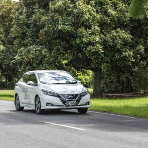 To & Fro vehicle driving in the countryside