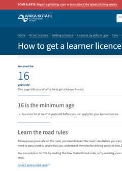 NZ Road Code  Drive - Drive - The official way to drive. Drive has  everything you need to prepare for your learner, restricted and full  licence tests.