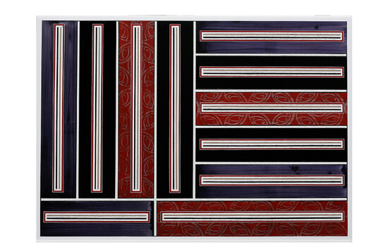 Paintings hanging on wall