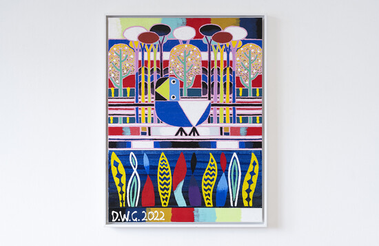 Colourful contemporary art