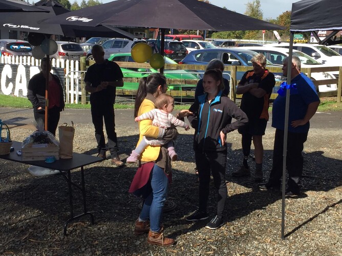 Opening day between the rain :)