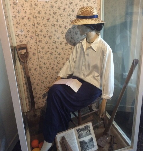 The Pink Telegram display at Morrinsville Museum