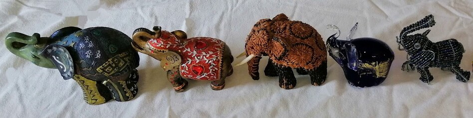 Community Collection of Elephants at Morrinsville Museum