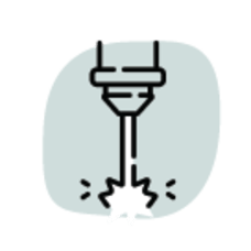 Rigid Ureteroscopy and Lasering of Ureteric Stone