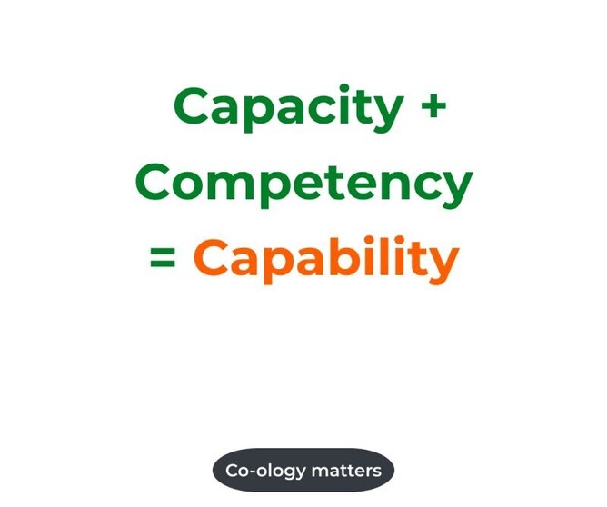 Capacity + Competency = Capability
