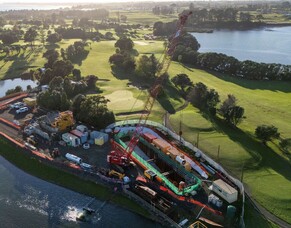 Harbour Tunnelling Gets Underway as part of Watercare&#039;s Transformational Southwest Wastewater Scheme